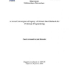 A local convergence property of primal-dual methods for nonlinear programming