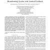 A low complexity linear multiuser MIMO beamforming system with limited feedback