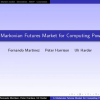 A markovian futures market for computing power