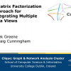 A Matrix Factorization Approach for Integrating Multiple Data Views