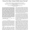 A Mobility Prediction-Based Adaptive Data Gathering Protocol for Delay Tolerant Mobile Sensor Network