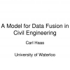 A Model for Data Fusion in Civil Engineering