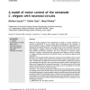 A model of motor control of the nematode C. elegans with neuronal circuits
