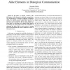 A Model of the Distribution of the Distances of Alike Elements in Dialogical Communication