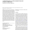 A model that integrates eye velocity commands to keep track of smooth eye displacements