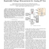 A mostly-digital analog scan-out chain for low bandwidth voltage measurement for analog IP test