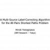 A multi-source label-correcting algorithm for the all-pairs shortest paths problem