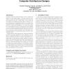 A multinomial clustering model for fast simulation of computer architecture designs