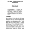 A Need-Oriented Assessment of Technological Trends in Web Engineering