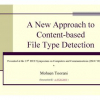 A new approach to content-based file type detection