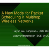 A new model for packet scheduling in multihop wireless networks