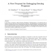 A New Proposal for Debugging Datalog Programs