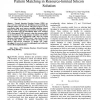 A Novel Algorithm and Architecture for High Speed Pattern Matching in Resource-Limited Silicon Solution