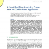 A Novel Real Time Scheduling Frame-work for CORBA-Based Applications