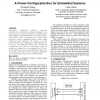 A power-configurable bus for embedded systems