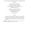 A power penalty method for linear complementarity problems