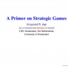 A Primer on Strategic Games