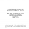 A Probabilistic Analysis of a Locality Maintaining Load Balancing Algorithm