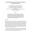 A Probabilistic Relational Student Model for Virtual Laboratories