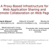 A Proxy-Based Infrastructure for Web Application Sharing and Remote Collaboration on Web Pages