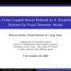 A Pulse-Coupled Neural Network as A Simplified Bottom-Up Visual Attention Model