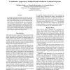 A Qualitative Approach to Multiple Fault Isolation in Continuous Systems
