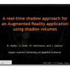 A real-time shadow approach for an augmented reality application using shadow volumes