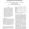 A Relational Approach to Incrementally Extracting and Querying Structure in Unstructured Data