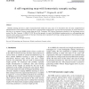 A self-organizing map with homeostatic synaptic scaling