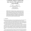 A semantic model for specifying data-intensive Web applications using WebML