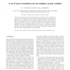 A set of novel correlation tests for nonlinear system variables
