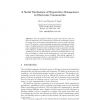 A Social Mechanism of Reputation Management in Electronic Communities