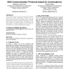 A software tool for the development of MAS communication protocols based on conversations