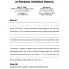 A study of interface support mechanisms for interactive information retrieval