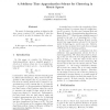 A Sublinear Time Approximation Scheme for Clustering in Metric Spaces