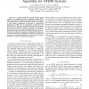 A Successive Intercarrier Interference Reduction Algorithm for OFDM Systems