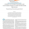 A survey of covert channels and countermeasures in computer network protocols