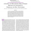 A survey of multipoint relay based broadcast schemes in wireless ad hoc networks