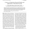 A Survey of Operations Research Models and Applications in Homeland Security