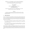 A Survey on Packing and Covering Problems in the Hamming Permutation Space