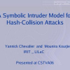 A Symbolic Intruder Model for Hash-Collision Attacks