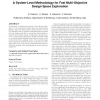 A system-level methodology for fast multi-objective design space exploration