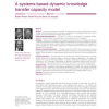 A systems-based dynamic knowledge transfer capacity model