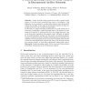 A Tandem Queueing Model for Delay Analysis in Disconnected Ad Hoc Networks