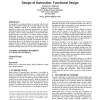 A theory-based alternative for the design of instruction: functional design