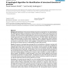 A topological algorithm for identification of structural domains of proteins