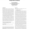 A trace-based binary compilation framework for energy-aware computing