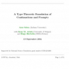 A type-theoretic foundation of continuations and prompts