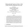 Abducing through negation as failure: stable models within the independent choice logic