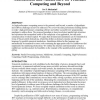 Abstractions and Middleware for Petascale Computing and Beyond